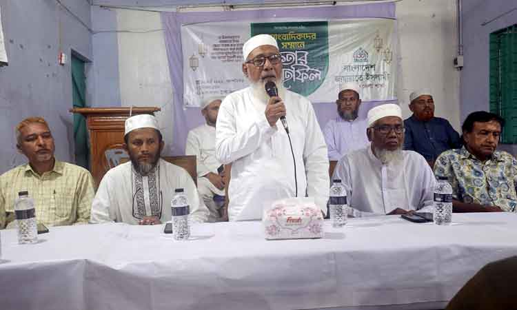 কিশোরগঞ্জে সাংবাদিকদের সম্মানে জামায়াতের ইফতার